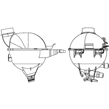 CRT 17 000S Ausgleichsbehälter, Kühlmittel BEHR