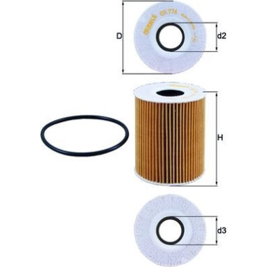 OX 776D Ölfilter OX 776D Ölfilter