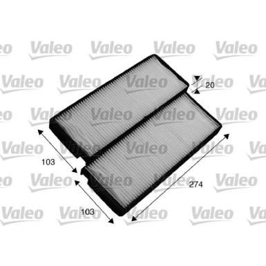 715536 Filter, Innenraumluft VALEO ESSENTIAL