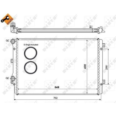 53816 Kühler, Motorkühlung EASY FIT 53816 Kühler, Motorkühlung EASY FIT