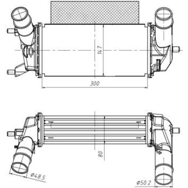 309044 Ladeluftkühler 309044 Ladeluftkühler