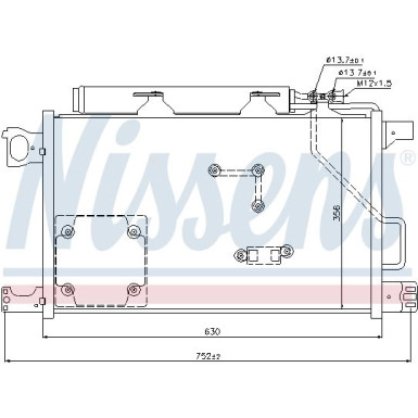 94857 Kondensator, Klimaanlage ** FIRST FIT **