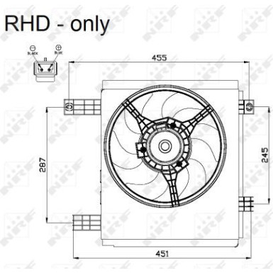 47447 Lüfter, Motorkühlung