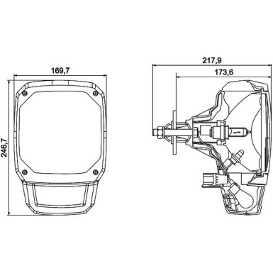 Hella | Hauptscheinwerfer | 1EA 328 450-001