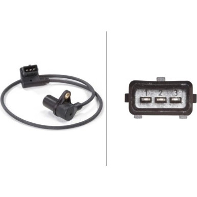 Hella | Impulsgeber, Kurbelwelle | 6PU 009 110-551