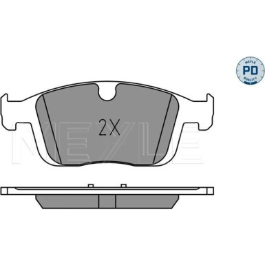 025 223 8619/PD Bremsbelagsatz, Scheibenbremse MEYLE-PD: Advanced performance and design.