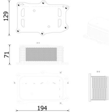 Mahle | Ölkühler, Motoröl | CLC 317 000S