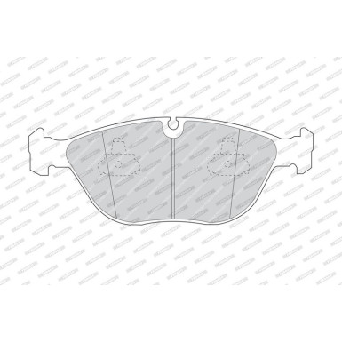 Ferodo Bremsbelagsatz, Scheibenbremse PREMIER ECO FRICTION FDB1001