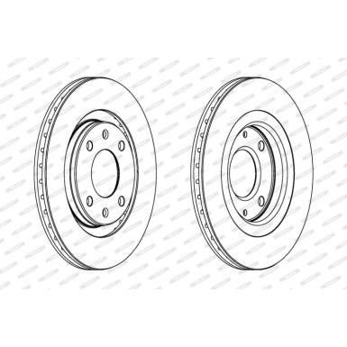 Ferodo Bremsscheibe PREMIER Coat+ disc DDF192C