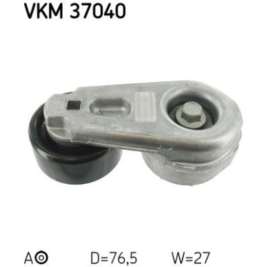 VKM 37040 Riemenspanner, Keilrippenriemen