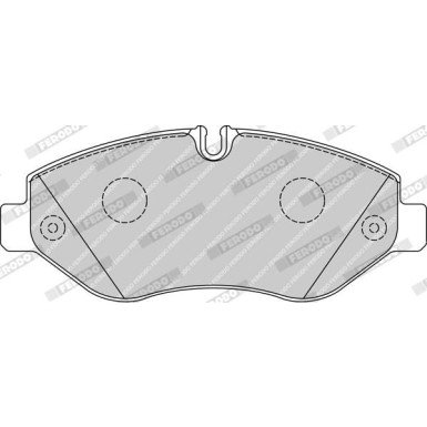 Ferodo | Bremsbelagsatz, Scheibenbremse | FVR4036