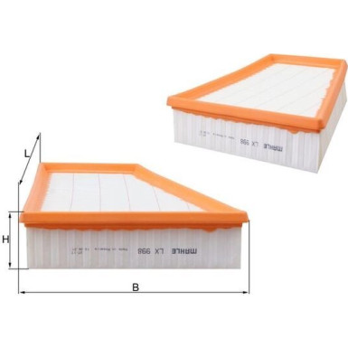 LX 998 Luftfilter LX 998 Luftfilter