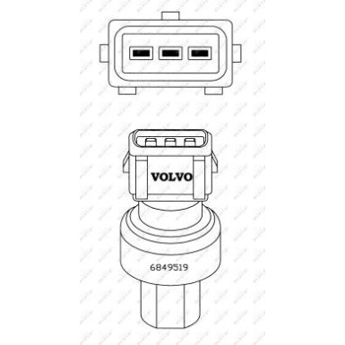 38934 Druckschalter, Klimaanlage EASY FIT