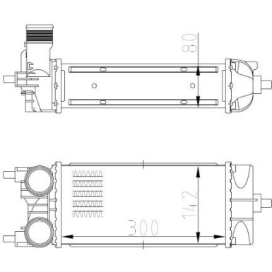 309071 Ladeluftkühler 309071 Ladeluftkühler
