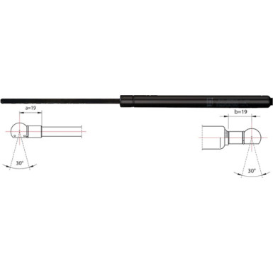 2110474 Gasfeder, Koffer-/Laderaum