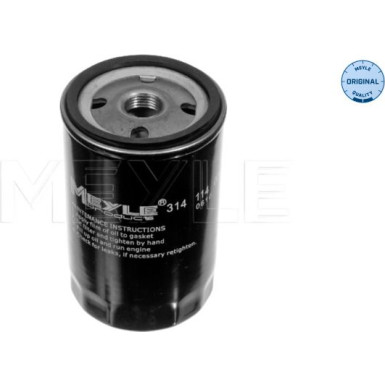 314 114 0007 Ölfilter MEYLE-ORIGINAL: True to OE.