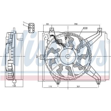 85894 Lüfter, Motorkühlung