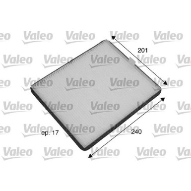 Valeo Filter, Innenraumluft VALEO ESSENTIAL 698773