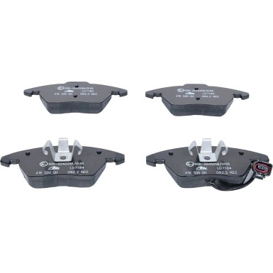 ATE | Bremsensatz, Scheibenbremse | 24.0125-0158.1 + 13.0470-7184.2