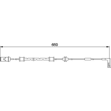 1 987 474 936 Warnkontakt, Bremsbelagverschleiß