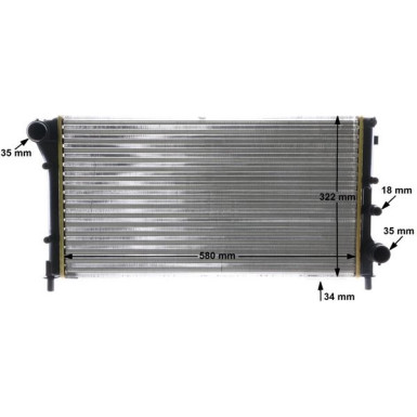 Mahle | Kühler, Motorkühlung | CR 1453 000S