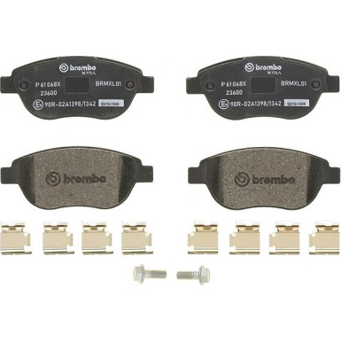 Brembo Bremsbelagsatz, Scheibenbremse XTRA LINE P 61 068X