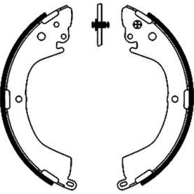 91050600 Bremsbackensatz