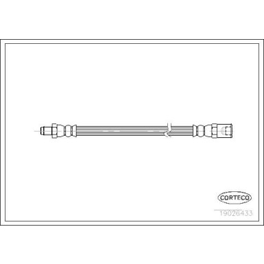 Corteco | Bremsschlauch | 19026433