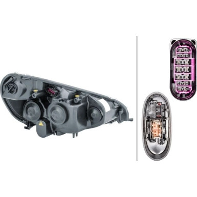 Hella 2 x HELLA Hauptscheinwerfer 1ZS 009 250-791