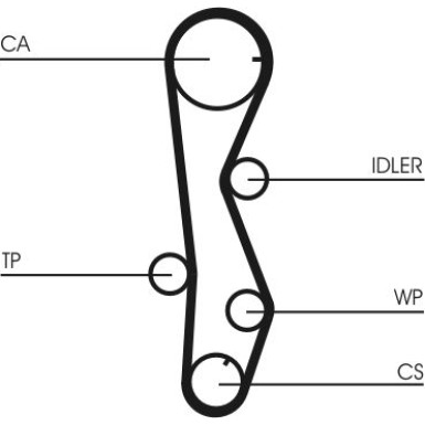 CT1099WP2 Wasserpumpe + Zahnriemensatz