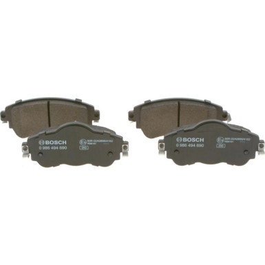 0 986 494 690 Bremsbelagsatz, Scheibenbremse