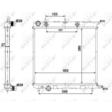 50439 Kühler, Motorkühlung EASY FIT