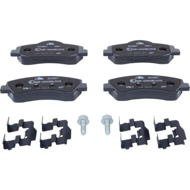 13.0460-3867.2 Bremsbelagsatz, Scheibenbremse