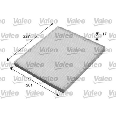 715521 Filter, Innenraumluft VALEO ESSENTIAL 715521 Filter, Innenraumluft VALEO ESSENTIAL