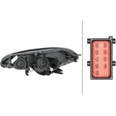 Hella | Hauptscheinwerfer | 1LF 011 830-081