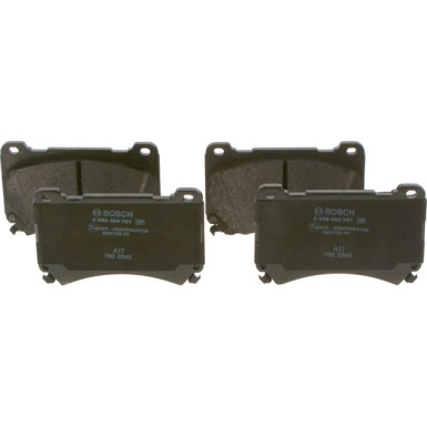 0 986 494 781 Bremsbelagsatz, Scheibenbremse