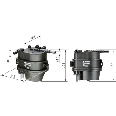BOSCH | Kraftstofffilter | 0 450 906 460