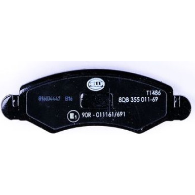 Hella | Bremsbelagsatz, Scheibenbremse | 8DB 355 011-691
