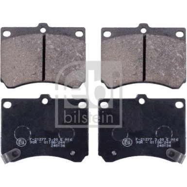 febi bilstein | 2 x FEBI Bremsbelagsatz, Scheibenbremse | 16499 febi bilstein | 2 x FEBI Bremsbelagsatz, Scheibenbremse | 16499