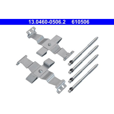 13.0460-0506.2 Zubehörsatz, Scheibenbremsbelag