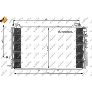 35477 Kondensator, Klimaanlage EASY FIT