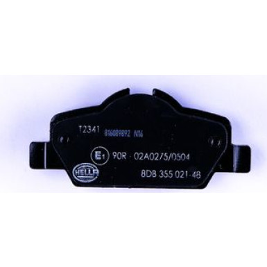 Hella | Bremsbelagsatz, Scheibenbremse | 8DB 355 021-481
