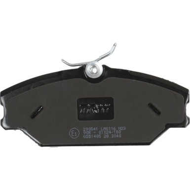 GDB1405 Bremsbelagsatz, Scheibenbremse COTEC