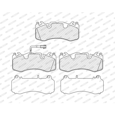 FDB5485 Bremsbelagsatz, Scheibenbremse PREMIER ECO FRICTION