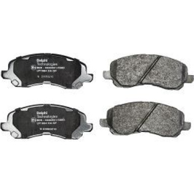 Delphi Bremsbelagsatz, Scheibenbremse LP1684