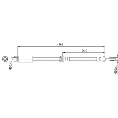 4112313 Bremsschlauch 4112313 Bremsschlauch
