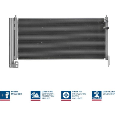Nissens | Kondensator, Klimaanlage | 940487