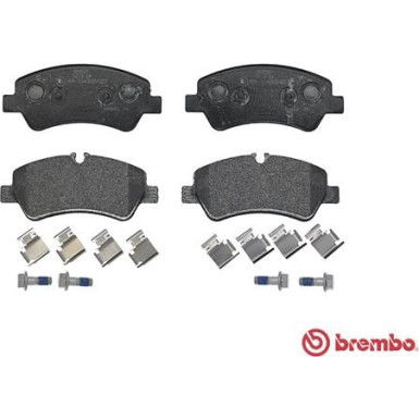Brembo | Bremsbelagsatz, Scheibenbremse | P 24 160