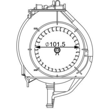 AB 266 000S Innenraumgebläse BEHR AB 266 000S Innenraumgebläse BEHR