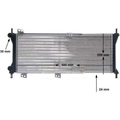 Mahle | Kühler, Motorkühlung | CR 2173 000S
